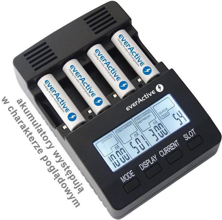 Produktbild Everactive Charger NC-3000 (No data) (1 Stk., C, D, AAA, AA, Ladegerät ohne Akku)