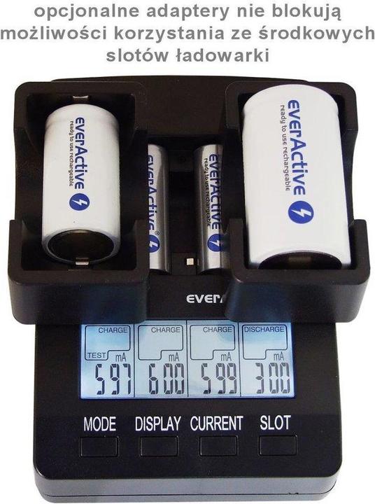 Produktbild Everactive Charger NC-3000 (No data) (1 Stk., C, D, AAA, AA, Ladegerät ohne Akku)