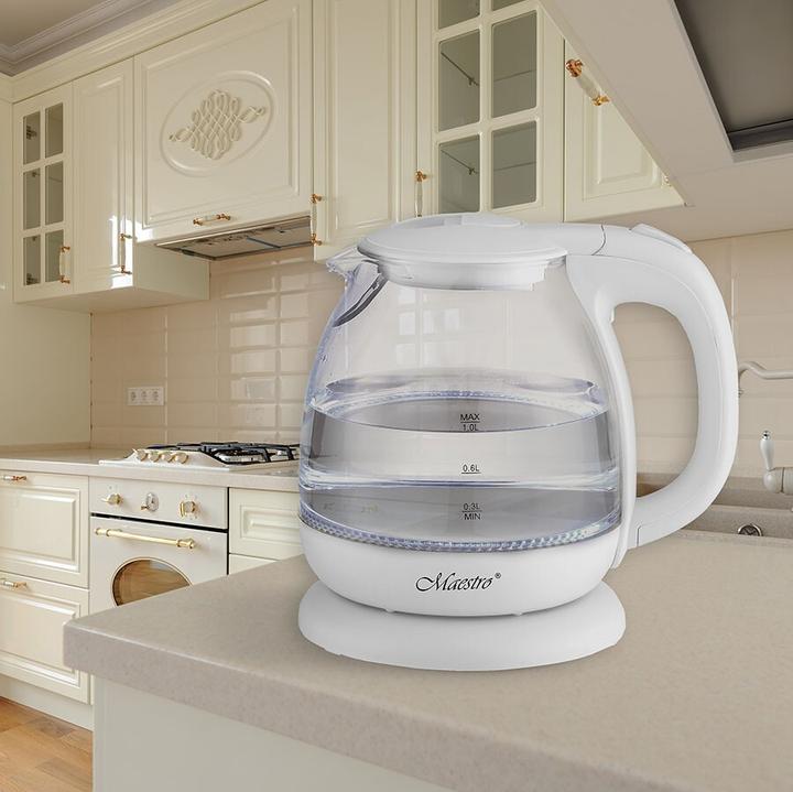 Immagine prodotto Feel-Maestro MR-055-WHITE Wasserkocher (1 l, Spina UE)