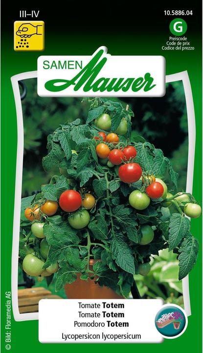 Samen Mauser Tomate Totem (Gemüsesamen)