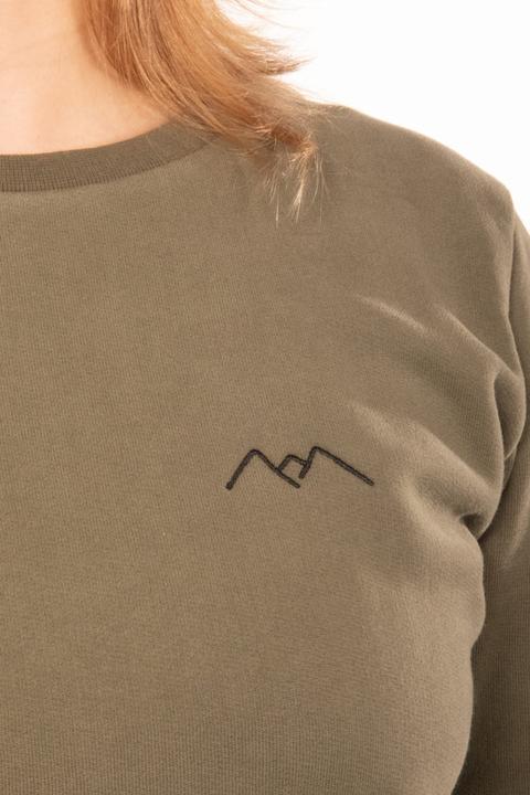 Actual product image Whatever Man Logo crewneck (L)