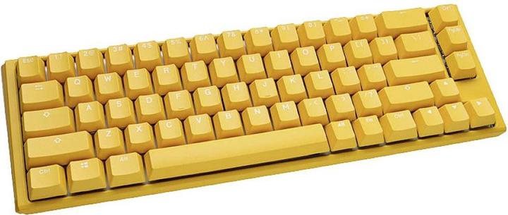 Actual product image Ducky One 3 Yellow SF gaming keyboard, RGB LED - MX brown (DE, Cable)
