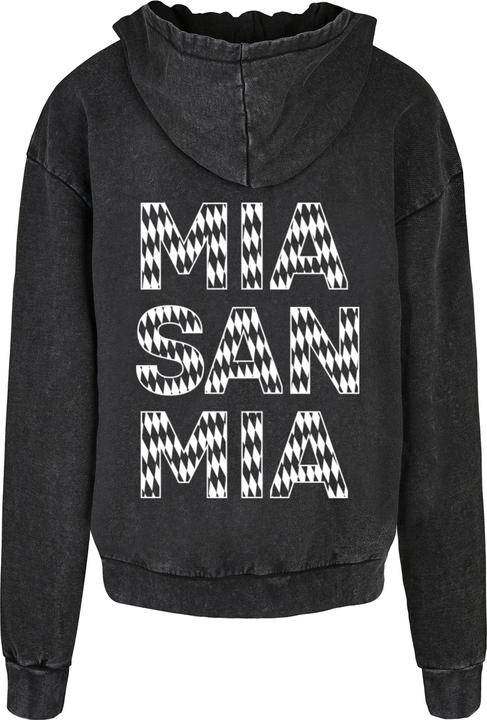 Actual product image FC Bayern München Logo Acid Washed Oversized Hoody - 113337 (XXL)
