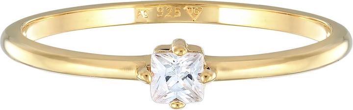 Immagine prodotto Elli Anello di fidanzamento, quadrato (54, 925 Argento)