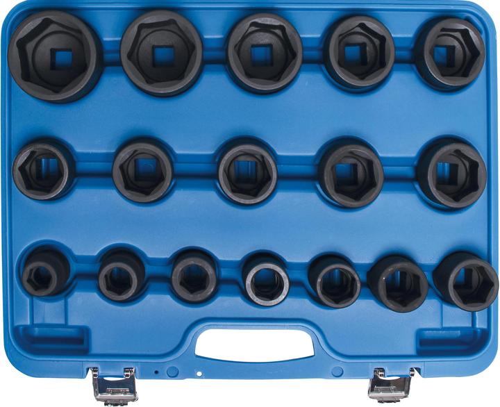 Produktbild BGS Kraft-Steckschlüssel-Einsatz-Satz Antrieb Innenvierkant 20 mm (3/4") SW 19 - 55 mm 17-tlg. (20 mm)