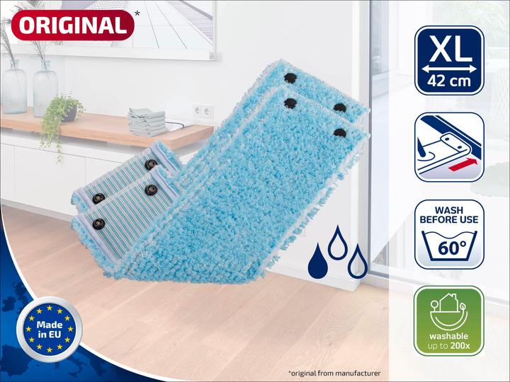 Produktbild Leifheit Wischbezug CLEAN TWIST XL / Combi XL super soft 2er (2 Stk.)