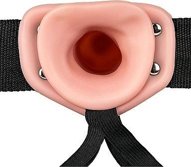 Image du produit RealRock Vibrating Hollow Strap-on No Balls - 8" / 20,5 cm