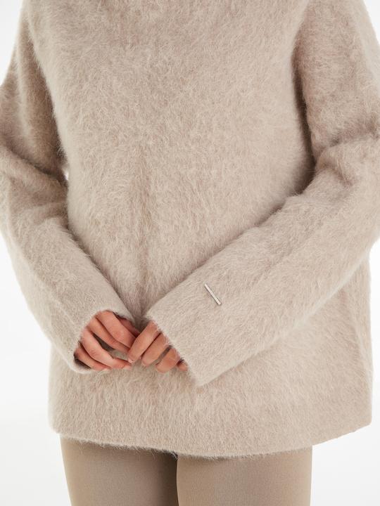 Actual product image Calvin Klein Brushed Alpaca Funnel Sweater (M/L)