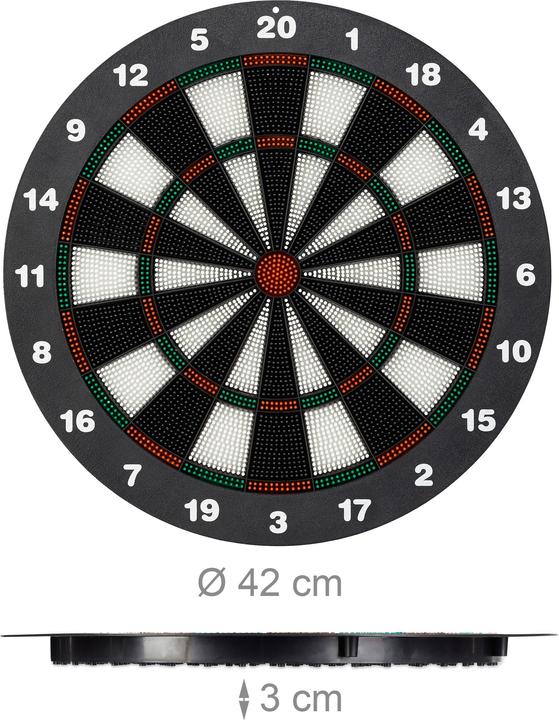 Actual product image Relaxdays Dartboard Soft Darts