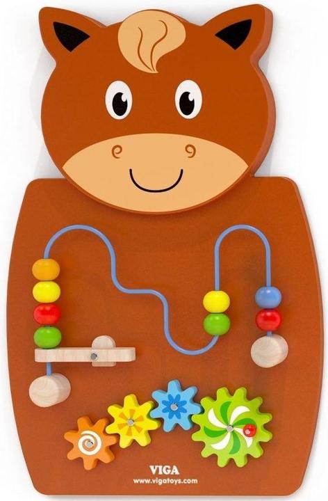 Produktbild Viga Toys 50678 Sensoryczna tablica manipulacyjna - konik