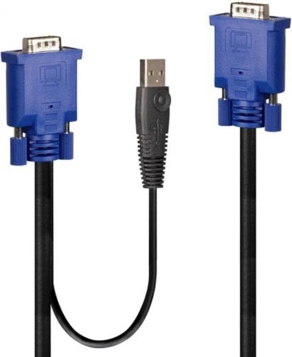 Lindy Câble combiné KVM et USB 3m Câble VGA KVM Combo avec USB