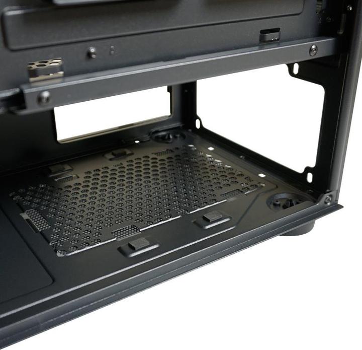 Actual product image LC-Power Case Micro-ATX 810B black USB3.2/Audio,without power supply (mATX, Mini-ITX, ATX, E-ATX)