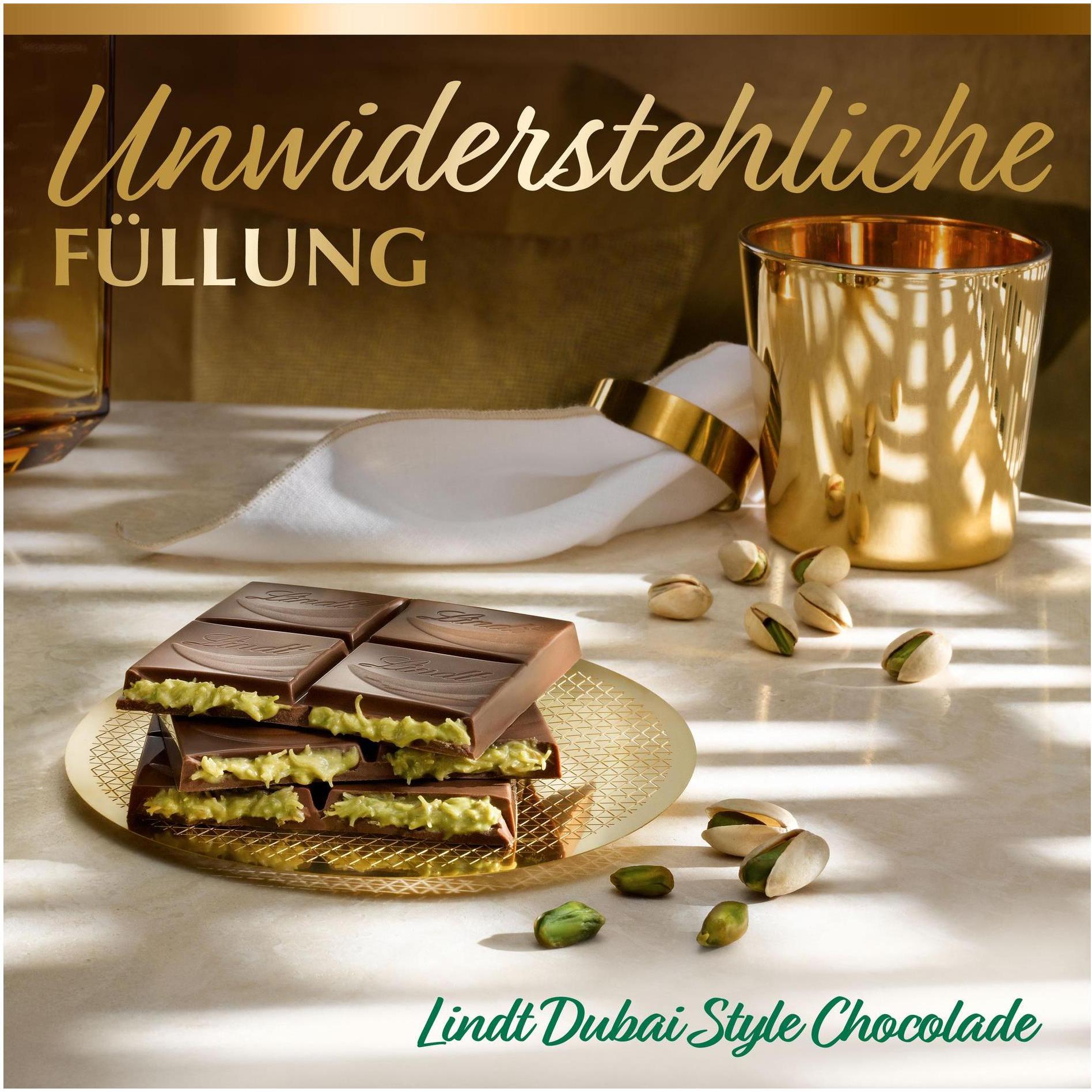 菓子 Lindt Dubai Style Chocolate x2 Lindt Dubai Style Milk Chocolate Candy with Pistachio