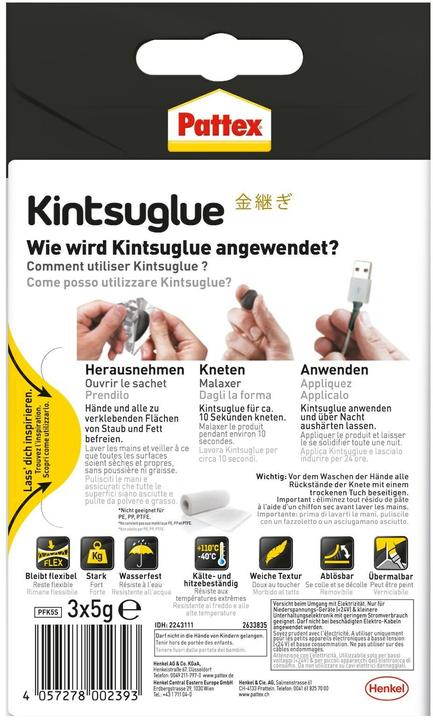 Actual product image Pattex Kintsuglue - Flexible plasticine (5 g)