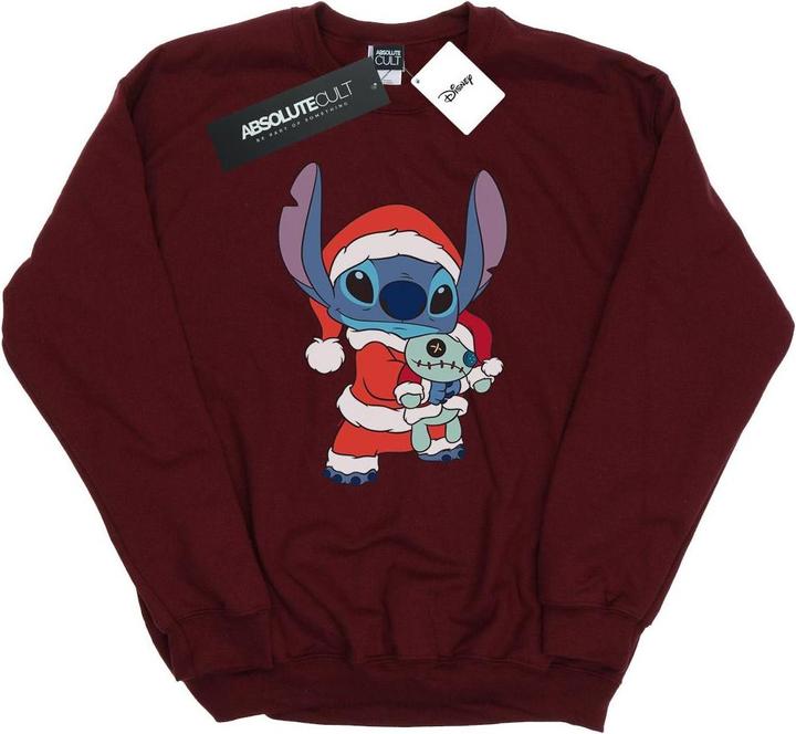 Disney Lilo And Stitch Stitch Christmas Sweatshirt (S)