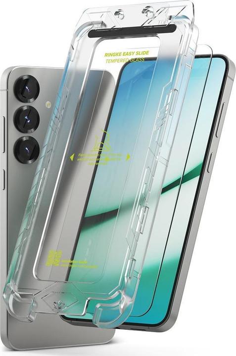 Image du produit Ringke Easy Slide 2-pack tempered glass for Samsung Galaxy S25 (2 pièce(s), Samsung Galaxy S25)