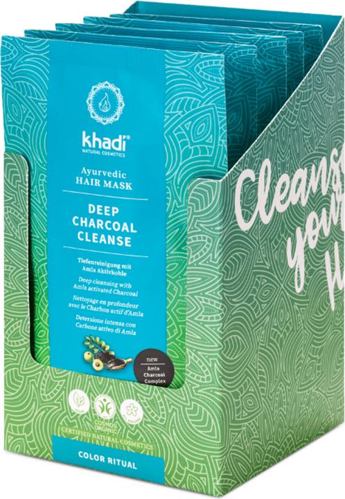Immagine prodotto Khadi Maschera per capelli Deep Charcoal Cleanse 50 g (52 ml)