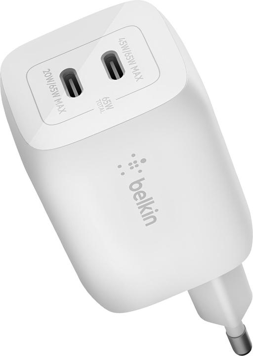Actual product image Belkin Boost Charge Pro 2-Port GaN Charger (65 W)