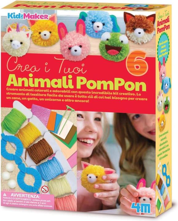 Actual product image 4M Crea i tuoi Animali Pompon