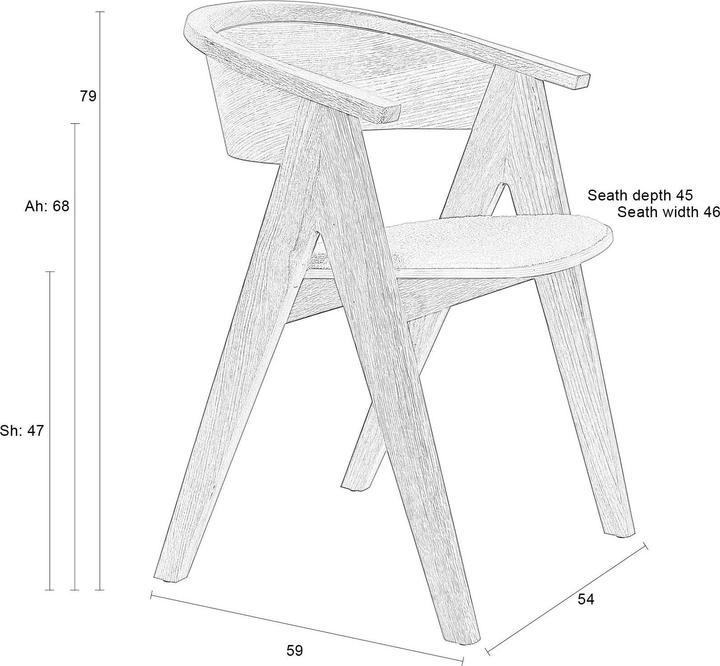 Actual product image Zuiver NDSM Armchair Grey