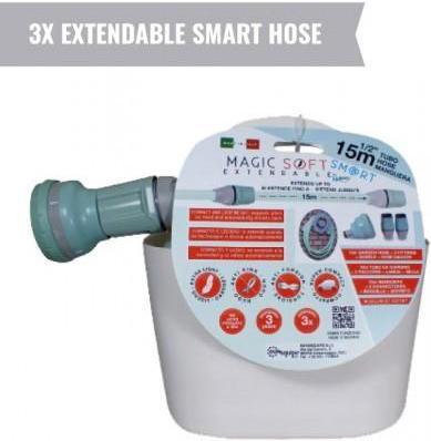 Immagine prodotto IdroEasy Tubo per irrigazione 15 m Ikra Magic Soft Smart Hose (15 m, 12.50 mm)