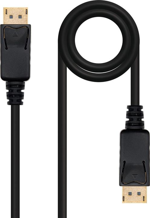 Produktbild Nanocable 10.15.2302 DisplayPort-Kabel 2 m Schwarz (2 m, DisplayPort)