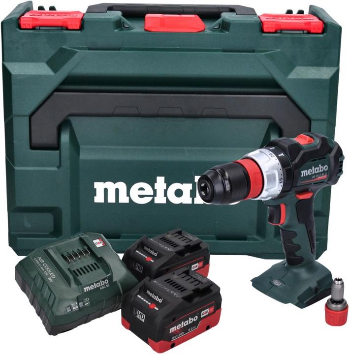 Produktbild Metabo BS 18 LT BL Q Akku Bohrschrauber 18 V 75 Nm Brushless + 2x Akku 8,0 Ah + Ladegerät + metaBOX (Akkubetrieb)