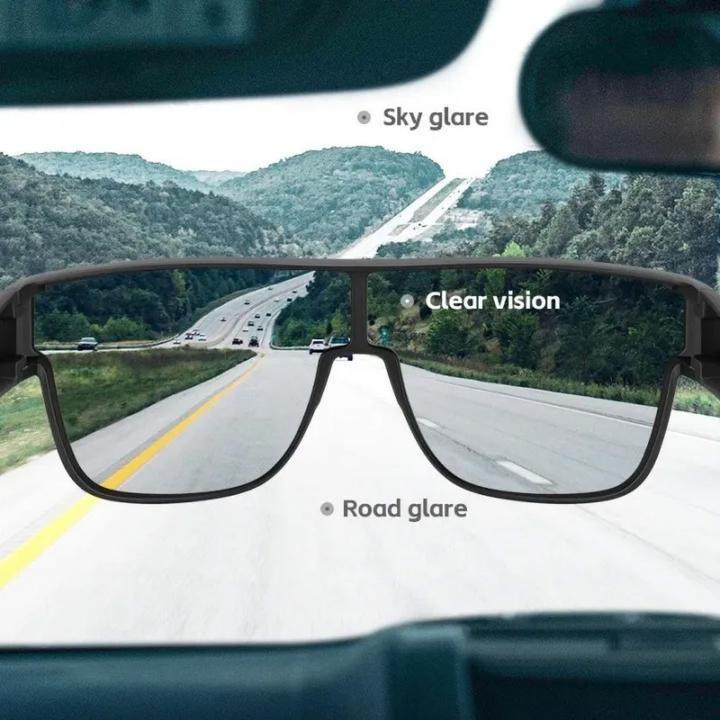 Actual product image Rockbros SP304 polarizing cycling glasses - gray (Grey, Grey)