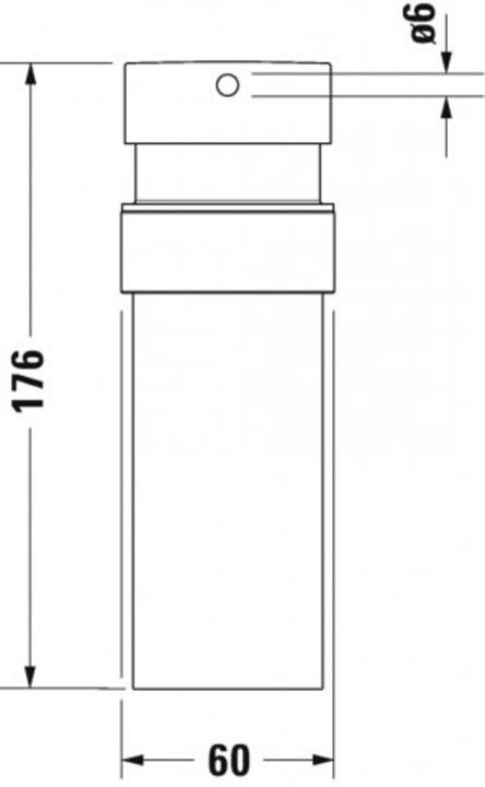 Actual product image Duravit Soap dispenser Starck T black matt