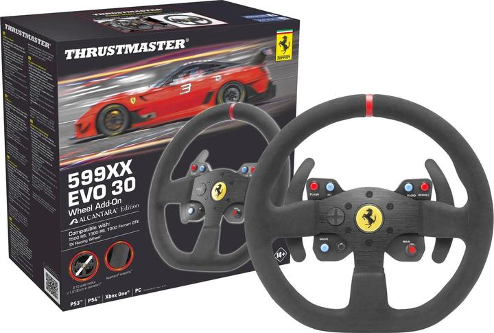 Produktbild Thrustmaster 599XX EVO 30 Felgenaufsatz Alcantara Edition (Xbox Series X, Xbox One S, Xbox Series S, PC, PS3, PS4, Xbox One X)