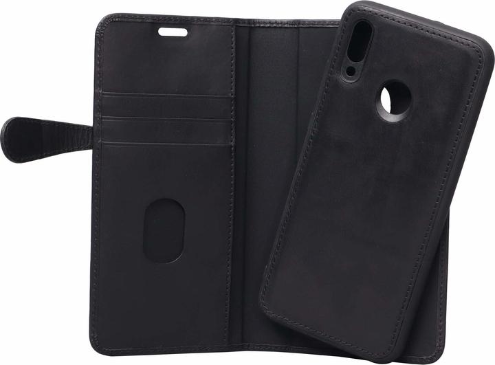 Actual product image Carl BUFFALO Wallet Sort Laeder Til 3 kort