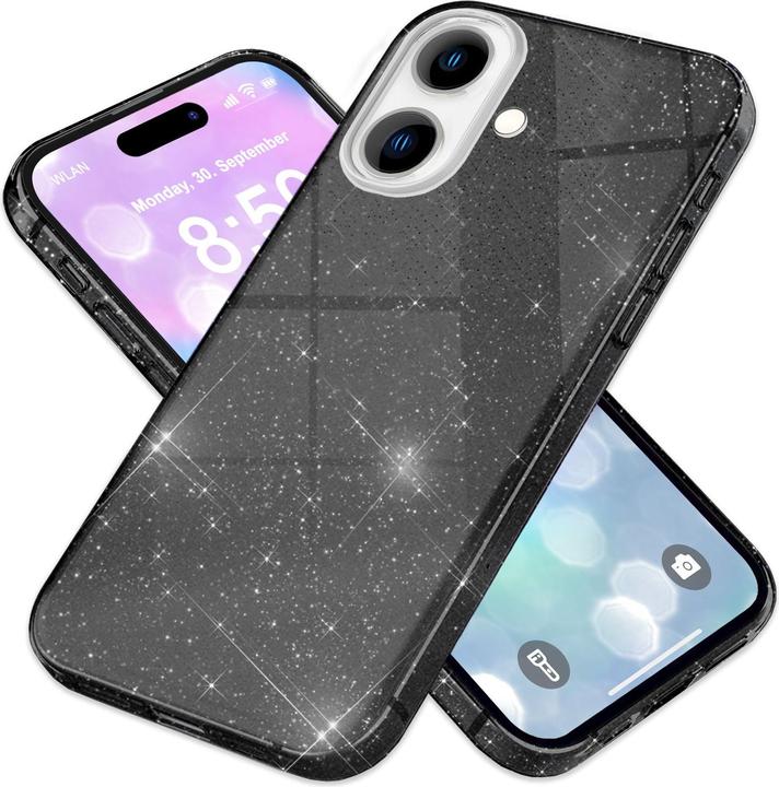 Immagine prodotto Nalia Copertina ibrida glitterata (Apple iPhone 16)