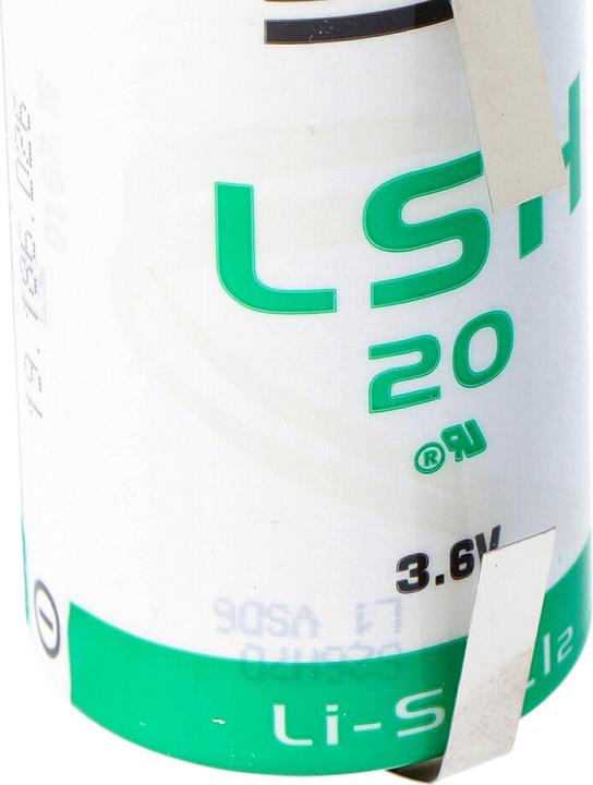 Actual product image Saft Batterie LSH 20, Primary LSH20 mit U-Lötfahnen (1 pcs., D, 13000 mAh)