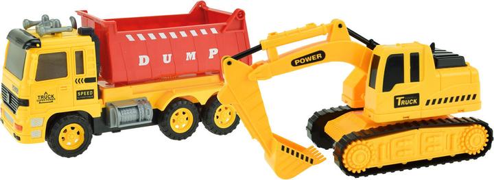 Actual product image Toi-Toys Car & Truck Dump Truck with Excavator