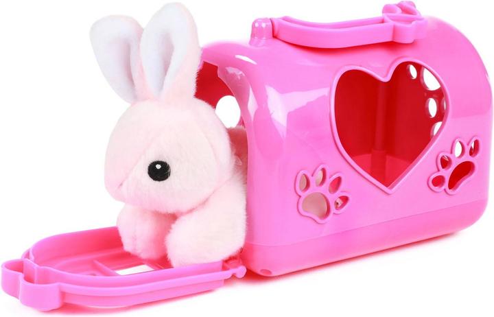 Actual product image Toi-Toys Plush rabbit in carrier bag (8.50 cm)