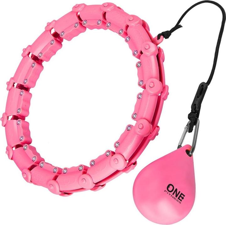 One Hula Hop OHA02 avec poids rose (43 cm)