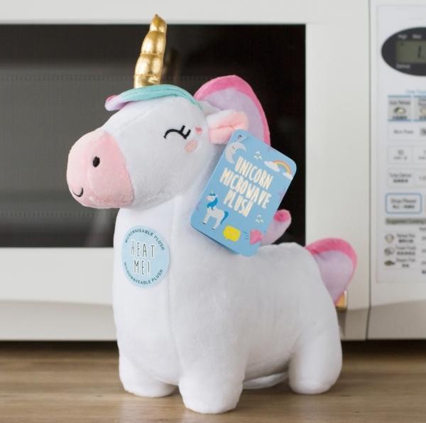 Novelty Mikrowelle Wärmekuscheltier Unicorn