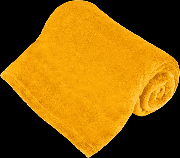 Productafbeelding Teesa Fleecedeken 150x200 cm - geel (150 x 200 cm)