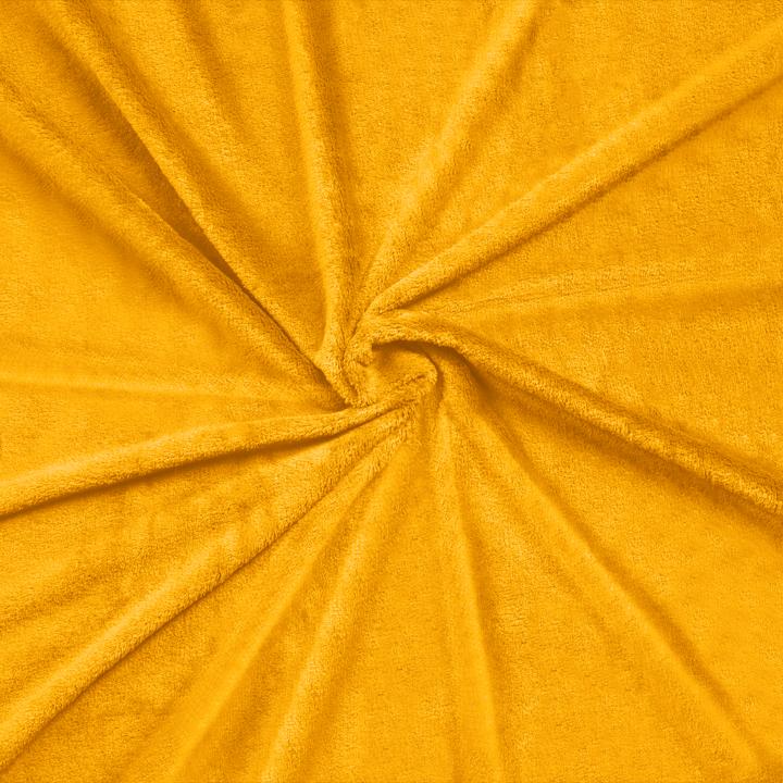 Productafbeelding Teesa Fleecedeken 150x200 cm - geel (150 x 200 cm)