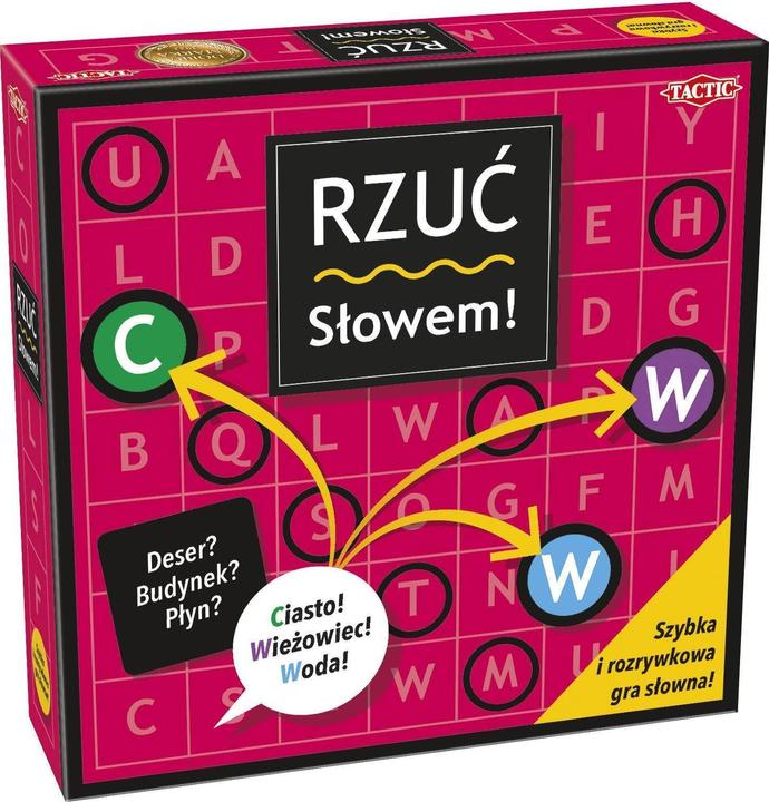 Actual product image Tactic Tactical board game Throw away the word!