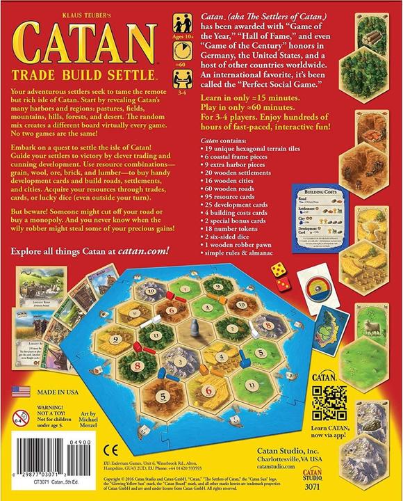 Actual product image Kosmos Catan (English)