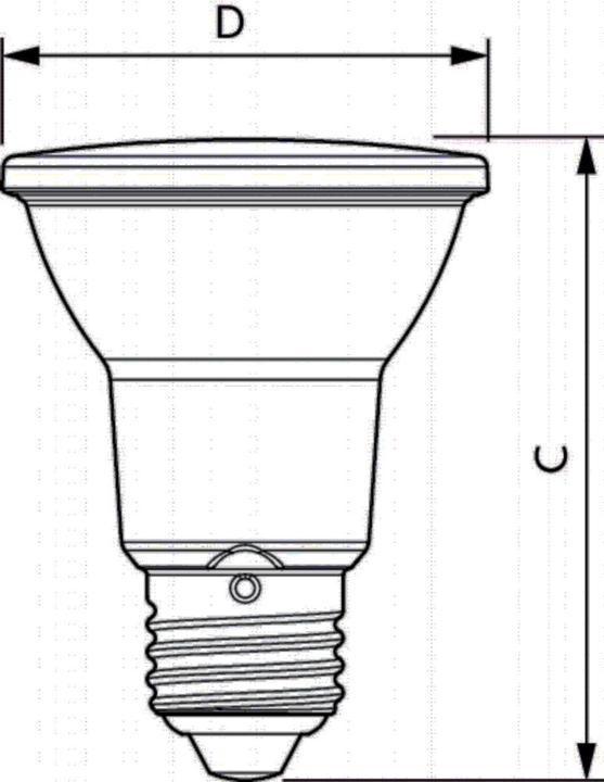 Actual product image Philips LED reflector lamp (E27, 6 W, 540 lm, 1 x, F)