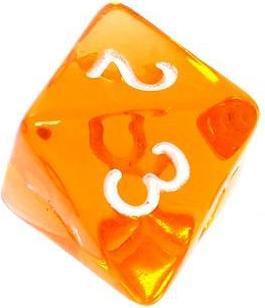 Immagine prodotto Rebel Set di dadi da gioco di ruolo - Cristallo - Oranžinis