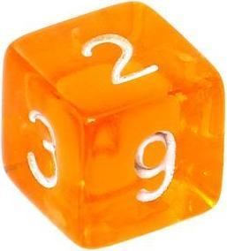 Immagine prodotto Rebel Set di dadi da gioco di ruolo - Cristallo - Oranžinis