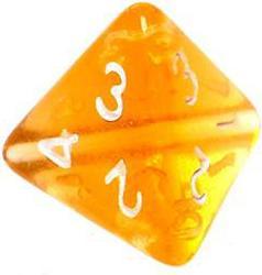 Immagine prodotto Rebel Set di dadi da gioco di ruolo - Cristallo - Oranžinis