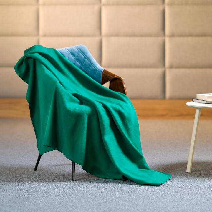 Image du produit Teesa Couverture polaire 130x150 cm - vert (130 x 150 cm)