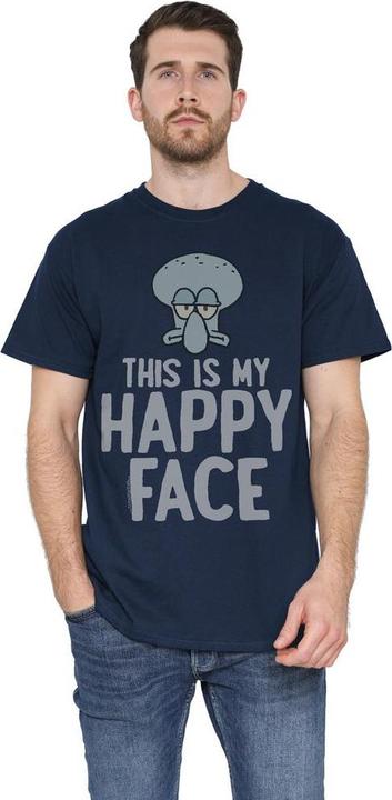 Immagine prodotto Spongebob Squarepants Maglietta Faccia Felice Uomo (S)