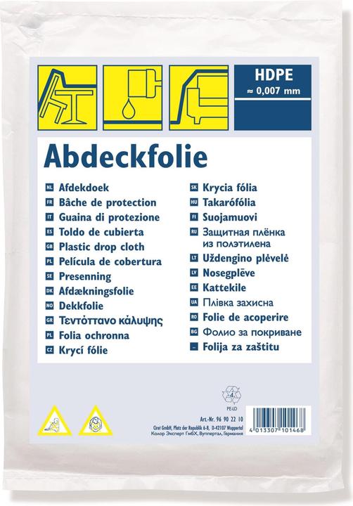Color Expert Feuille protection 4x12.5m (4 x 12,5 m)