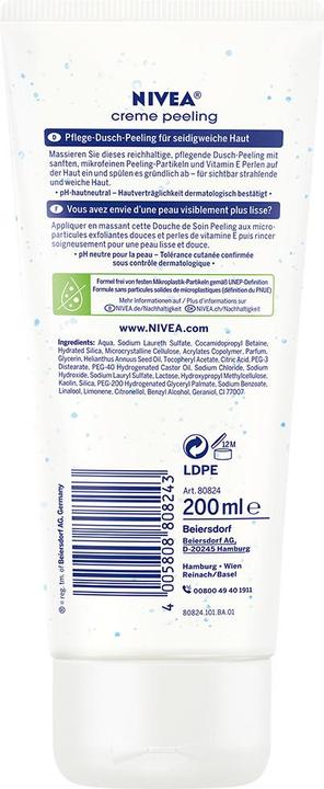 Produktbild NIVEA Pflegedusche Peeling Creme Soft (200 ml)