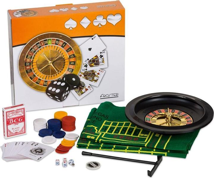 Produktbild Foster Home Casino Roulette, Black Jack, Poker, Craps.